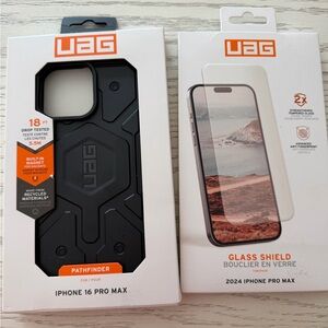 iPhone 16 Pro Max UAG case and screen protector